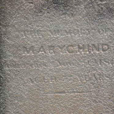 HIND Mary C. -1864
