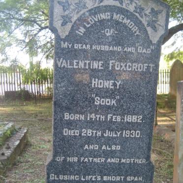 HONEY Valentine Foxcroft 1882-1930 :: HONEY ?
