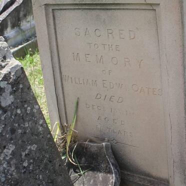 OATES William Edw. -1868