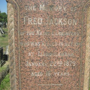 JACKSON Robert Warrington -1915 &amp; Sarah Ann -1912 :: JACKSON Fred -1879 _2