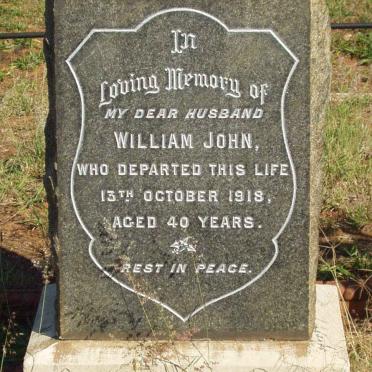 JOHN William B. -1918