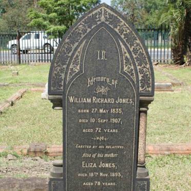 JONES William Richard 1835-1907 :: JONES Eliza -1893