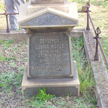 KESTELL Dorothea Louisa nee WEYER 1820-1858