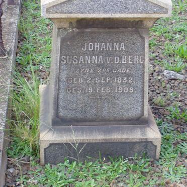 KESTELL Johanna Susanna nee V.D.BERG 1832-1909