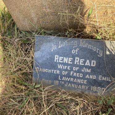 READ Rene nee LAWRANCE  -1990