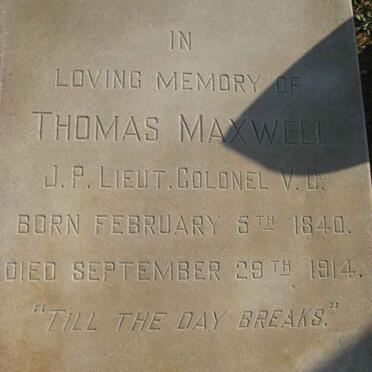MAXWELL Thomas 1840-1914
