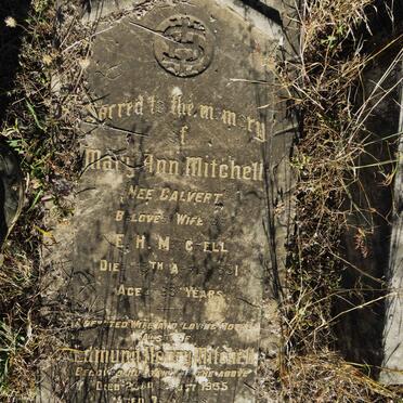 MITCHELL Edmund Henry -1935 & Mary Ann CALVERT -1931