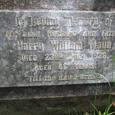 MAYO Harry William -1928