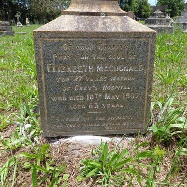 MACDONALD Elizabeth -1907