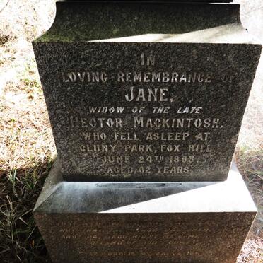 MACKINTOSH Hector -1893