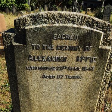 MCFIE Alexander -1947