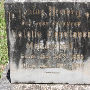 MENDENHALL Natalie Constance 1893-1918