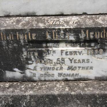 MENDENHALL Charlotte Eliza -1928