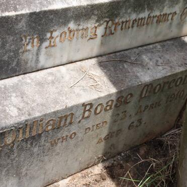 MORCOM William Boase -1910