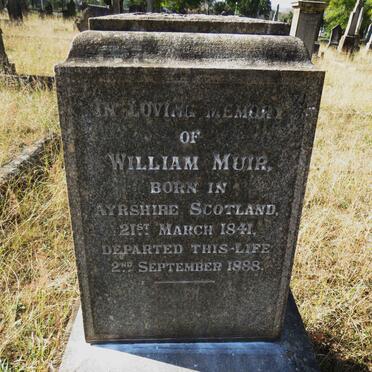 MUIR William 1841-1888