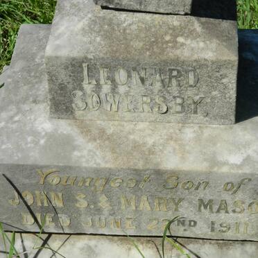 MASON Leonard Sowersby -1911