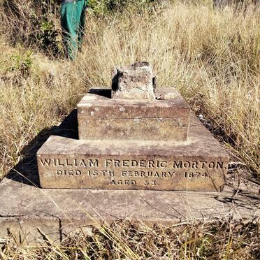 MORTON William Frederic -1874