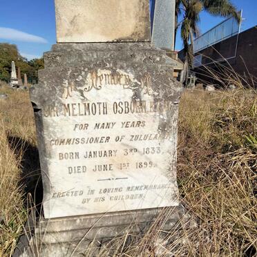 OSBORN Melmoth 1833-1899