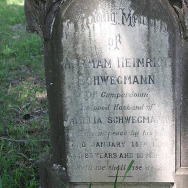 SCHWEGMANN Herman Heinrich -1925