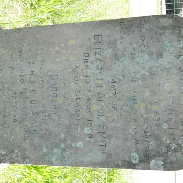 SMITH Charles Henry -1932 &amp; Elizabeth Alice -1959 :: SMITH Dorothy -1931