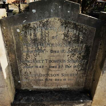 SHERRIFF William Young 1839-1918 & Margaret THOMSON 1842-1925 :: SHERRIFF John Dickson 1870-1938