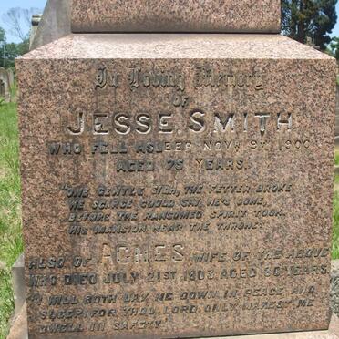 SMITH Jesse -1900 &amp; Agnes -1903