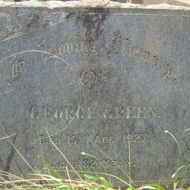 GREEN George -1927