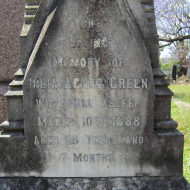 GREEN Julia Agnes -1888