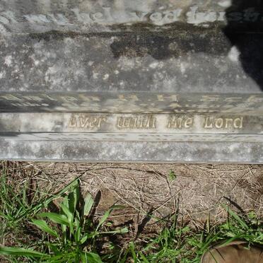 SCHAFER Adolph Hermann Heinrich -1919 &amp; Louise Charlotte -1951