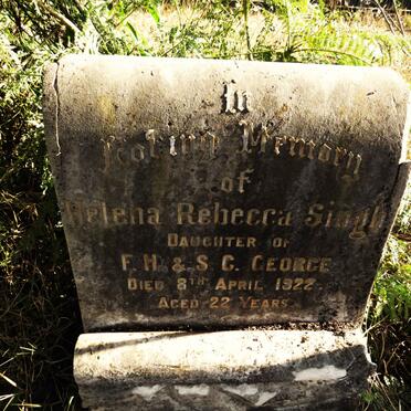 SINGH Helena Rebecca -1922