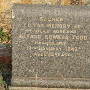 TODD Alfred Edward -1943 & Kate Helen -1945 _1