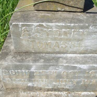 THOMASSI A. Sydney 1919-1920
