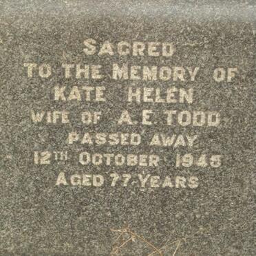 TODD Kate Helen -1945