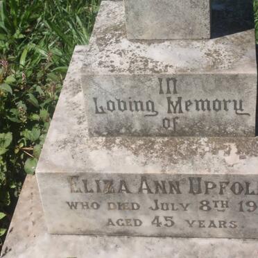 UPFOLD Eliza Ann -1912