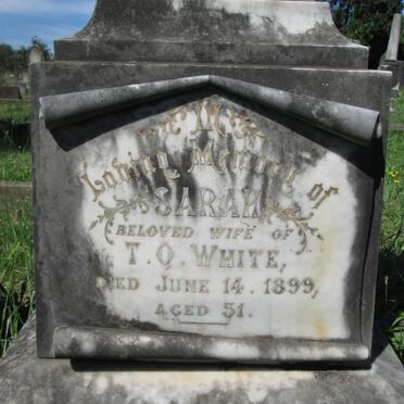 WHITE Sarah -1899