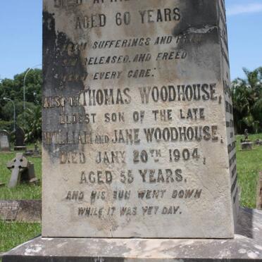 WOODHOUSE Thomas -1904