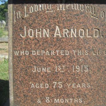 ARNOLD John -1915