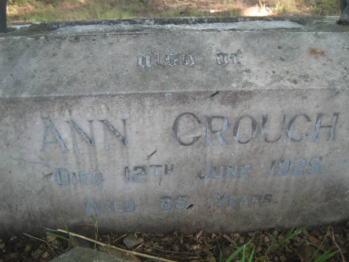 CROUCH Ann -1925