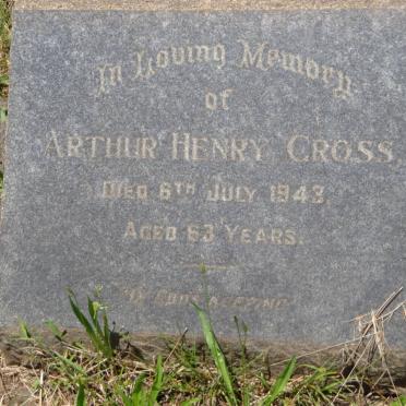 CROSS Arthur Henry -1943