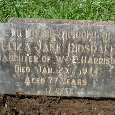 RIDSDALE Eliza Jane nee HARRISON -1944