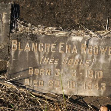 RODWELL Blanche Ena nee GOBLE 1910-1943