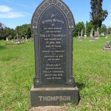 THOMPSON Phillip -1938 &amp; Margaret -1946