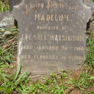 WATKINSON Madeline 1900-1901