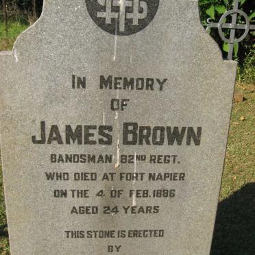BROWN James -1886