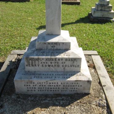 COLVILE Alice Nora nee DALY 184?- :: COLVILE Infant 18?2-18?2