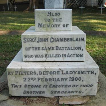 CHAMBERLAIN John -1900