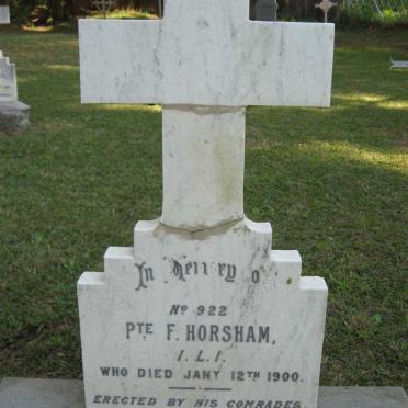 HORSHAM F. -1900