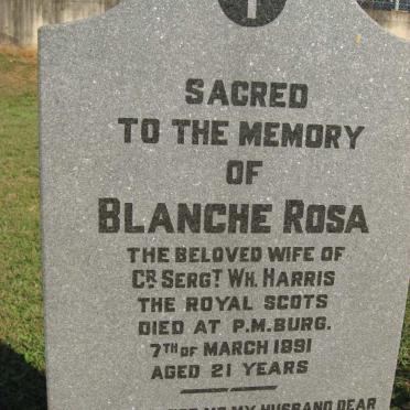 HARRIS Blanche Rosa -1891