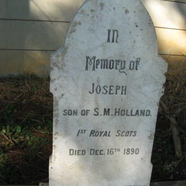 HOLLAND Joseph -1890