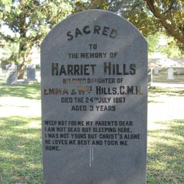 HILLS Harriet -1867